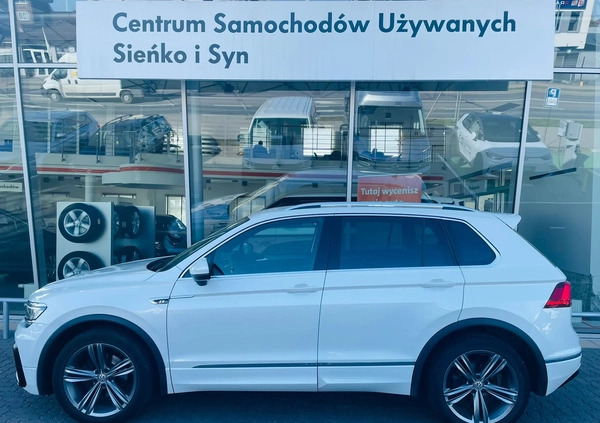 Volkswagen Tiguan cena 114900 przebieg: 84525, rok produkcji 2018 z Człopa małe 781